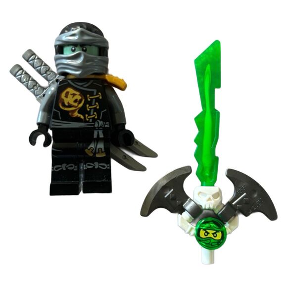 LEGO Minifigure - Cole - Skybound Ghost Head Wrap With Sword njo0201 70604 - Picture 1 of 5